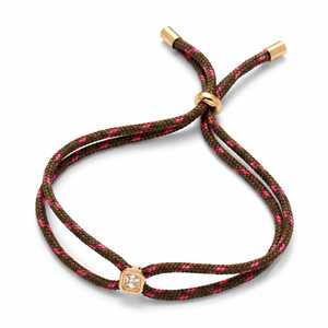 For Niche Design Stainless Steel Square Diamond Unisex Gift Adjustable <strong>Drawstring</strong> Stacked Style Elegant <strong>Bracelet</strong> Simple Hot - Product Image 4
