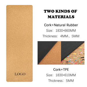 Miska gym 4 en 1 precio bajo lujo Kork masaje de alta densidad nueva alfombra de fitness puede hacer juego de ruedas de <span class=keywords><strong>Yoga</strong></span> de corcho de bloque de rodillos de gran tamaño - Product Image 2
