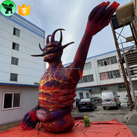 Modèle de décoration gonflable de démon géant de Festival personnalisé 6m publicité de vacances personnage du mal gonflable pour l'événement A10143