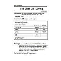 Hoogwaardige vitaminen & levertraan & EPA & DHA softgels. Ondersteunt de hartgezondheid, ondersteunt de hersenfunctie, versterkt de immuniteit.