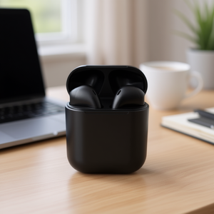 Écouteurs sans fil Myrva Tws Bluetooth V2.0, son stéréo intra-auriculaire, commande tactile avec microphone pour utilisation avec aides auditives - Product Image 2