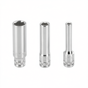 Fervi Hexagon <b>Socket</b> Wrench Set 8mm 10mm 12mm Long Reach Chrome Vanadium - Product Image 2