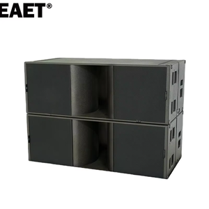 KS28 <span class=keywords><strong>PA</strong></span> çift 18 inç aktif <span class=keywords><strong>Subwoofer</strong></span> ses hoparlör kutusu tasarımı - Product Image 1