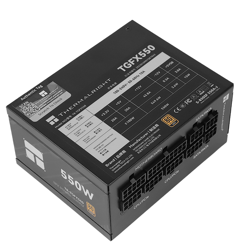 Thermalright TR-TGFX 550 SFX Power Supply - Fully Modular 550W, 80