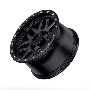 Jantes en alliage <span class=keywords><strong>Wheelman</strong></span> 17x9 18x9 20x9 5x127 5x150 6x139.7 6x135 tout-terrain 4x4, nouvelle finition noire, rénovation/mise à niveau - Product Image 3
