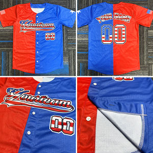 เสื้อซอฟต์บอลพิมพ์ชื่อและหมายเลขชุดเครื่องแบบเสื้อเบสบอลออกแบบได้ตามต้องการ - Product Image 6