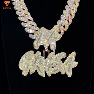 مجوهرات راقية مخصصة مثلجة من دلاية صاروخ VVS مويسانيتي مثلج من الماس تقلع سحر الصاروخ - Product Image 3