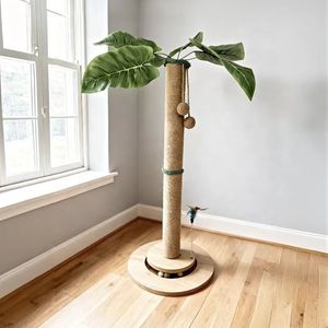 Sisal <b>Cat</b> <b>Scratching</b> <b>Post</b> 13cm Thick Durable Indoor <b>Cat</b> Claw Sharpener Vertical <b>Cat</b> <b>Tree</b> - Product Image 2
