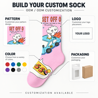 Chaussettes personnalisées OEM pour adultes, en polyester/nylon/coton/bambou/laine, résistantes aux déchirures, séchage rapide, sans couture, impression numérique 360°