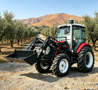 Nouveau tracteur agricole multifonctionnel diesel de 100 ch, haute puissance, renforcé, forte capacité de charge, pour vergers, serres et exploitations agricoles