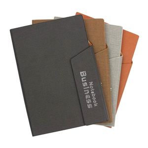 New Leather Pu Notebook Set <b>A5</b> Business <b>Notepad</b> Office Gift Customized Personalized With Custom Logo - Product Image 3