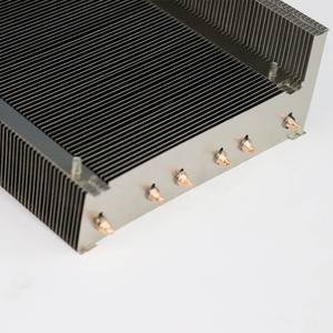 OEM Tùy Chỉnh Ống Đồng Tản Nhiệt Nhôm Zipper Vây Tản Nhiệt - Product Image 5
