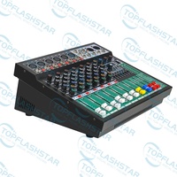 Console de mixage audio professionnelle avec système de sonorisation alimenté par Bluetooth pour scène, mariage, karaoké, bar