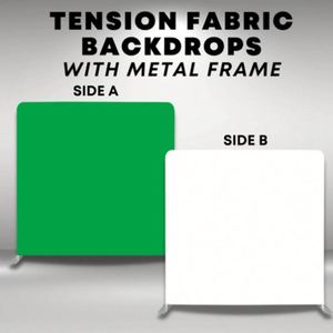 Custom Printed 8x8 Double Sided Tension Fabric Photo Booth Backdrop Display Accessory for Photography - Product Image 3