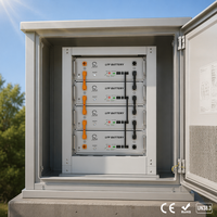 BR SOLAR 51.2V 100Ah Lifepo4 Rak Baterai LiFePO4 yang Dapat Ditumpuk Modul ESS untuk Penyimpanan Energi Komersial