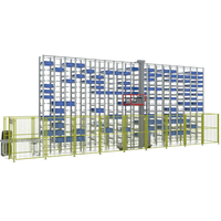 Grúa Apiladora MiniLoad ASRS, Sistemas Automatizados de Almacenamiento y Recuperación para Almacenes, Capacidad de 50 kg para Almacenes Industriales y Fábricas