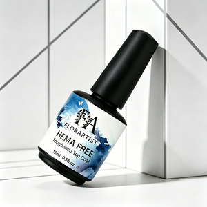 15 มล. HEMA FREE Toughened Top Coat - ยาทาเล็บเจลแบบมืออาชีพ ไม่ต้องเช็ด ให้ความเงางามสูง ป้องกันรอยขีดข่วน และติดทนนาน ให้ความเงางามแบบกระจก - Product Image 6