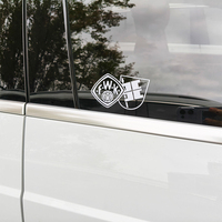 Autocollants de voiture en vinyle blanc personnalisés de haute qualité, imperméables et résistants aux UV, pour une utilisation en extérieur sur la vitre de voiture