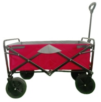 Portable 4 roues jardin parc utilitaire enfants Wagon acier inoxydable aluminium pliable Camping poussette plage chariot chariot extérieur