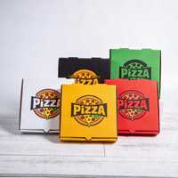 Boîte à pizza en papier kraft personnalisée, boîte d'emballage alimentaire jetable avec impression de logo, boîte à pizza à emporter, vente en gros
