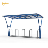 Abri de rangement universel pour vélos KAVASS, abri en acier commercial résistant à la pluie, grande capacité, auvent pour le rangement des vélos