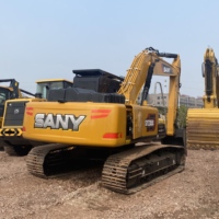 Excavadora de cadenas SANY SY235C usada de 23 toneladas con motor Isuzu original, excavadora hidráulica para construcción