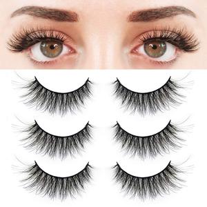 Cils de haute qualité pour Pâques, emballage personnalisé, aspect naturel, cils entiers premium, fibres plates 3D, bande en <span class=keywords><strong>coton</strong></span> <span class=keywords><strong>plastique</strong></span> - Product Image 1