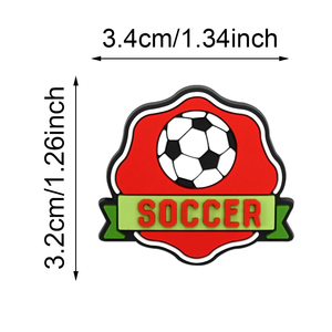 Thế Giới 2026 cup phong cách thể thao cạnh tranh bán buôn PVC DIY Guốc dép Phụ kiện giáng sinh trang trí tùy chỉnh Giày quyến rũ - Product Image 2