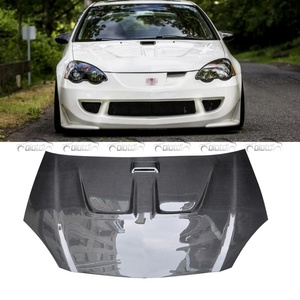Capots en fibre de carbone véritable, couvercles de moteur, couvercles de ventilation du capot pour Honda ACURA RSX 2002-2005 DC5 Auto Tuning - Product Image 2