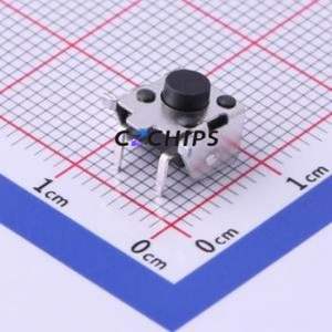 TS-1037-A3B3-D2 Tactile Switch SMD Switch Single Pole Single Throw Round Button 2.5N Horizontal Mount - Product Image 1