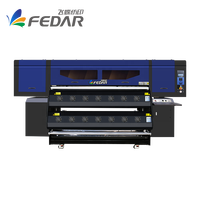 Fedar-impresora de alta velocidad con 8 cabezales FD6198E I3200, con función de transferencia, impresión en tela