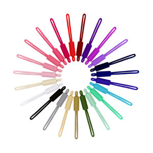 Tùy chỉnh TPU kéo <span class=keywords><strong>Tab</strong></span> với in logo cho Tote túi áo nỉ nhung quần áo khoác không thấm nước Trọng lượng nhẹ TPU dây kéo kéo - Product Image 5