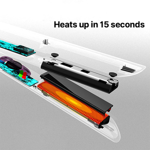 Plancha de Pelo 2 en 1, Rizador de Pelo con Iones Negativos y Revestimiento Cerámico, Mini Plancha Portátil <span class=keywords><strong>para</strong></span> Dar Volumen a las Raíces y Ondas - Product Image 3