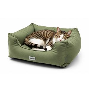 Cama para mascotas cuadrada suave hecha a pedido, funda lavable extraíble para perros y gatos - Product Image 2