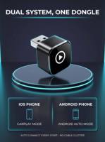 Adaptateur sans fil CarPlay 2 en 1 pour voiture Kaiwo, connexion USB Plug and Play, Android Auto, dongle CarPlay pour voiture