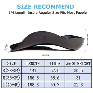 Plantar Fasciitis vòm cao lót vòm hỗ trợ chỉnh hình giày chèn cứu trợ chân đau bàn chân phẳng x/O chân chỉnh - Product Image 6