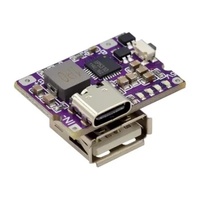 Konverter Step-Up USB tipe-c, aksesori Bank daya ponsel IP5310, konverter Boost 5V 3,1 A dengan indikator LED saklar