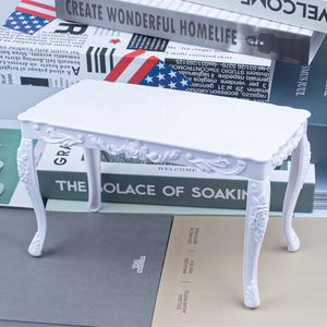 Mini meubles au prix le plus bas, ensemble de chaises et de table <span class=keywords><strong>en</strong></span> plastique pour poupées, jouets, <span class=keywords><strong>chaise</strong></span> pour poupées - Product Image 5