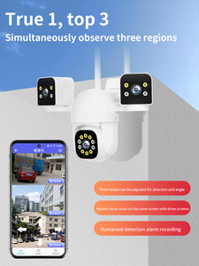 IPC360home 3 lentes 2K 6MP 5K <span class=keywords><strong>12MP</strong></span> seguridad inalámbrica CCTV Cámara al aire libre 360 grados a prueba de agua con visión nocturna colorida IPC - Product Image 2