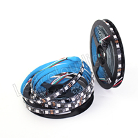 Bande lumineuse LED adressable 60 LED/M 20 pixels DC12V RGB Couleur programmable Contrôle SPI Art-net Bande de pixels flexible IP20