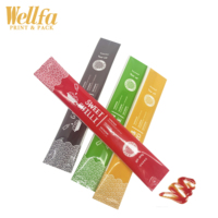 Emballage de ketchup de qualité alimentaire imprimé sur mesure Film plastique en rouleau Pochette pour pâte de tomate Petit emballage vide de sachet pour sauce chili soja piquante
