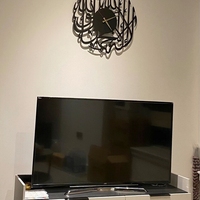 Jam Dinding Islami Allah Alhamdulillah Kaligrafi Arab Jam Dinding Logam Dekorasi Rumah Muslim Seni Hadiah Pribadi