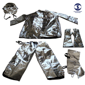 Traje Ignífugo a Base de Aluminio, Equipo de Lucha Contra Incendios Resistente al Fuego para Uso en Rescate Marítimo de Emergencia - Product Image 2