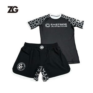 Ropa de Artes Marciales Personalizada con Tu Propio Logo para Hombres, Niños y Mujeres, Rash Guard de BJJ para Grappling/Shorts de Lucha para Boxeo - Product Image 1