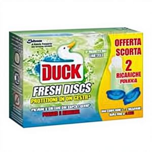 DUCK Fresh Discs Paquete de 2 Recargas de Desodorizantes para Urinarios, Italia - Product Image 1