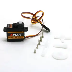 Servo Mini Analógico EMAX Oficial <span class=keywords><strong>ES08A</strong></span> <span class=keywords><strong>II</strong></span> de 9g, 1.8kg/Seg, Engranaje de Plástico para Modelos RC, para Aviones de Ala Fija, Piezas de Bricolaje 3D - Product Image 1