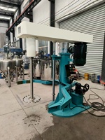 Machine d'agitateur de mélangeur de dispersion à grande vitesse de levage hydraulique de Polyc 2000L pour des adhésifs d'encres de revêtements de peinture