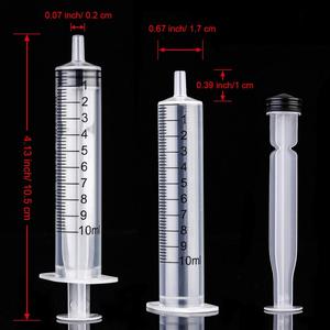 Jeringa de Plástico Gelsonlab HSG-258 con Medición, Sin Aguja, Apta para Laboratorios Científicos, Medición, Riego, Recarga, 10 ml - Product Image 3