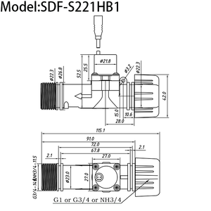 Умный водяной клапан постоянного тока 3 В с электромагнитной мембранной конструкцией для домашнего садового крана, таймеры управления поливом - Product Image 2