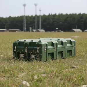 กล่องใส่อุปกรณ์ไฟฟ้าคุณภาพสูง QBT9568360 แบบพกพา ผลิตตามสั่ง วัสดุโรโตโมลด์ สีดำ กันน้ำ กันกระแทก - Product Image 6